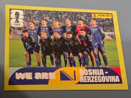 Panini FIFA WORLD CUP 2026 BIH 13 Bosnien Gruppenbildi