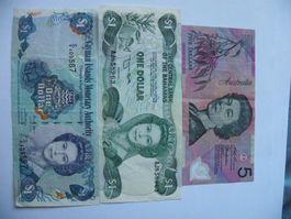Set Cayman Islands Bahamas Australien 3 Stck, Top Zustand