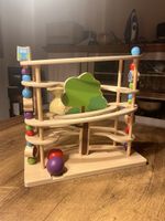 Holz Murmelbahn Kugelbahn Kugelspiel Baum Motiv 18M+
