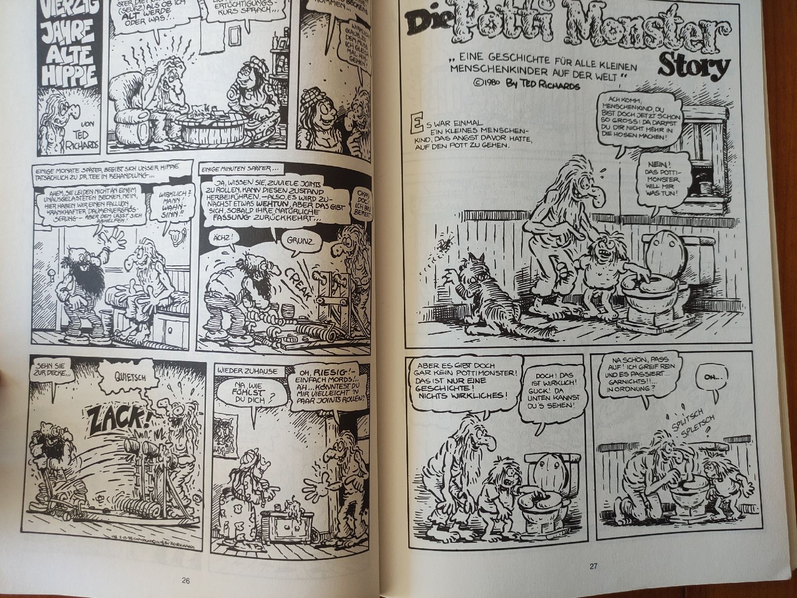 Comics: Der 40jährige Hippie, Ted Richards , Volksverlag – Gebraucht aus St. Gallen von Pintador 2
