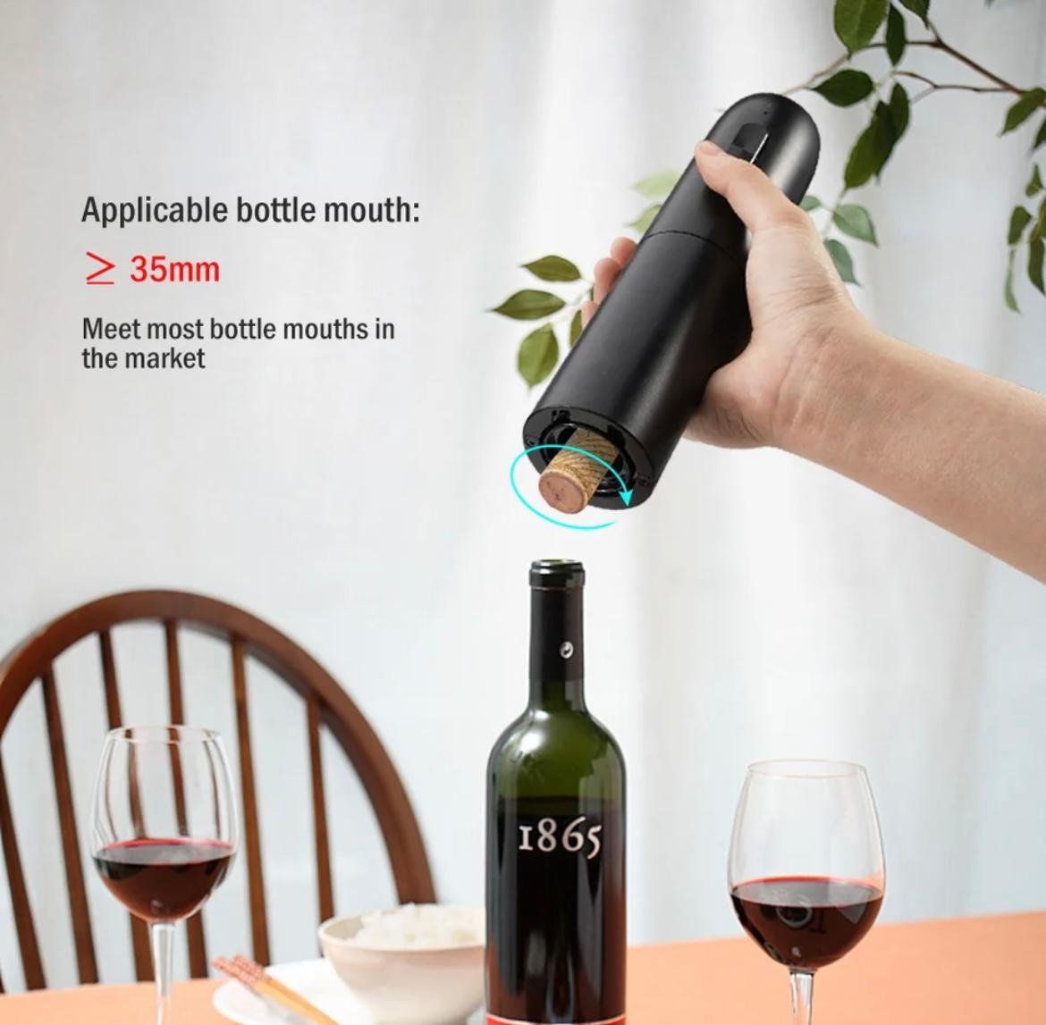 Apribottiglie & Tappi per chiusura: Elektrischer Korkenzieher mit Weinzubehör – Nuovo e nell'imballaggio originale da Lupfig venduto da Pluribus 3
