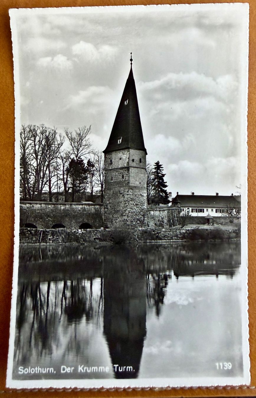 Cartoline postali: Solothurn.  der Krumme - Turn 1950 – Usato da Lutry venduto da Ediego