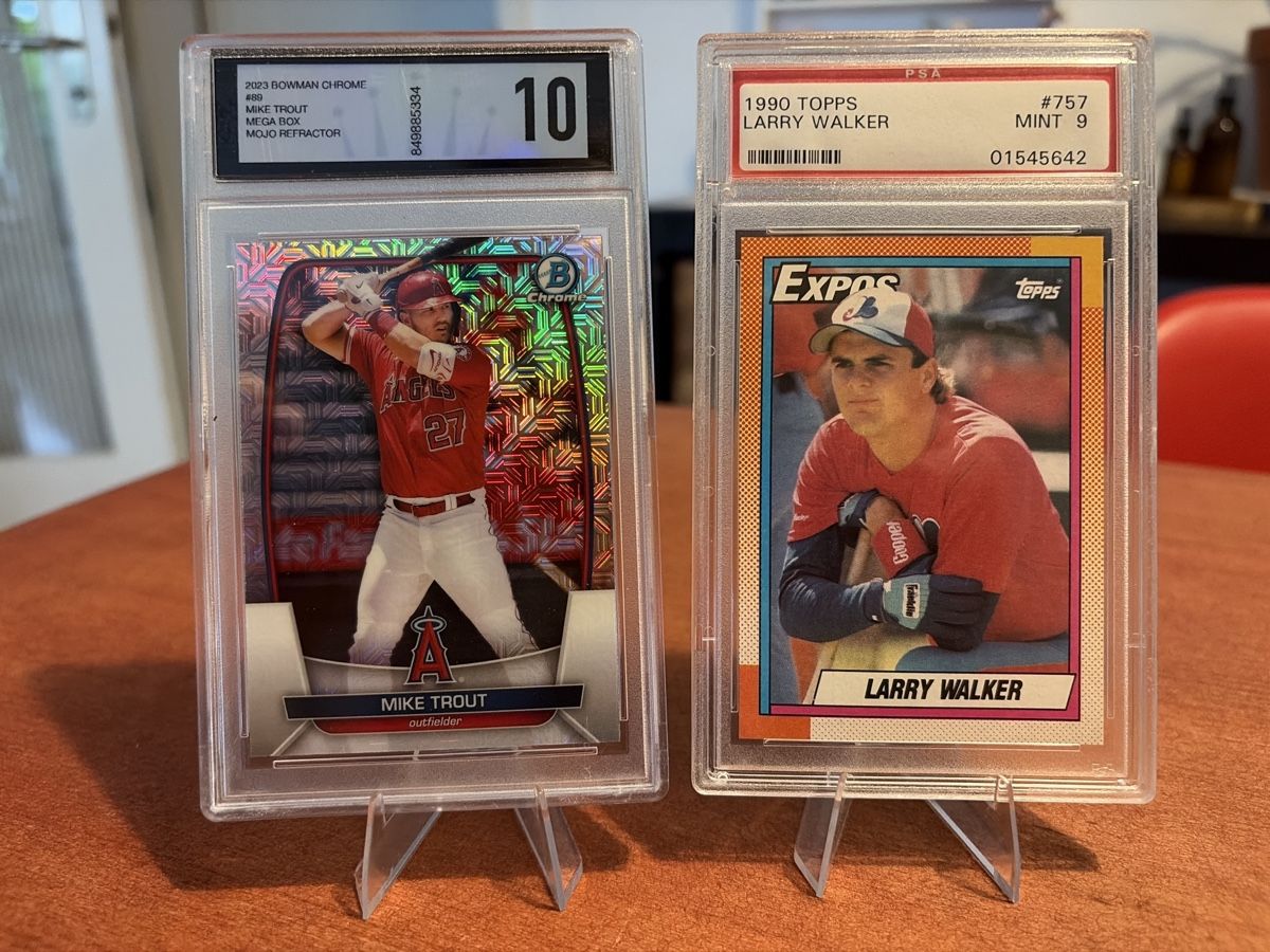 MLB Cartes à collectionner: 2 MLB Karten - Mike Trout & Larry Walker – D'occasion à Bern par sam_25hm