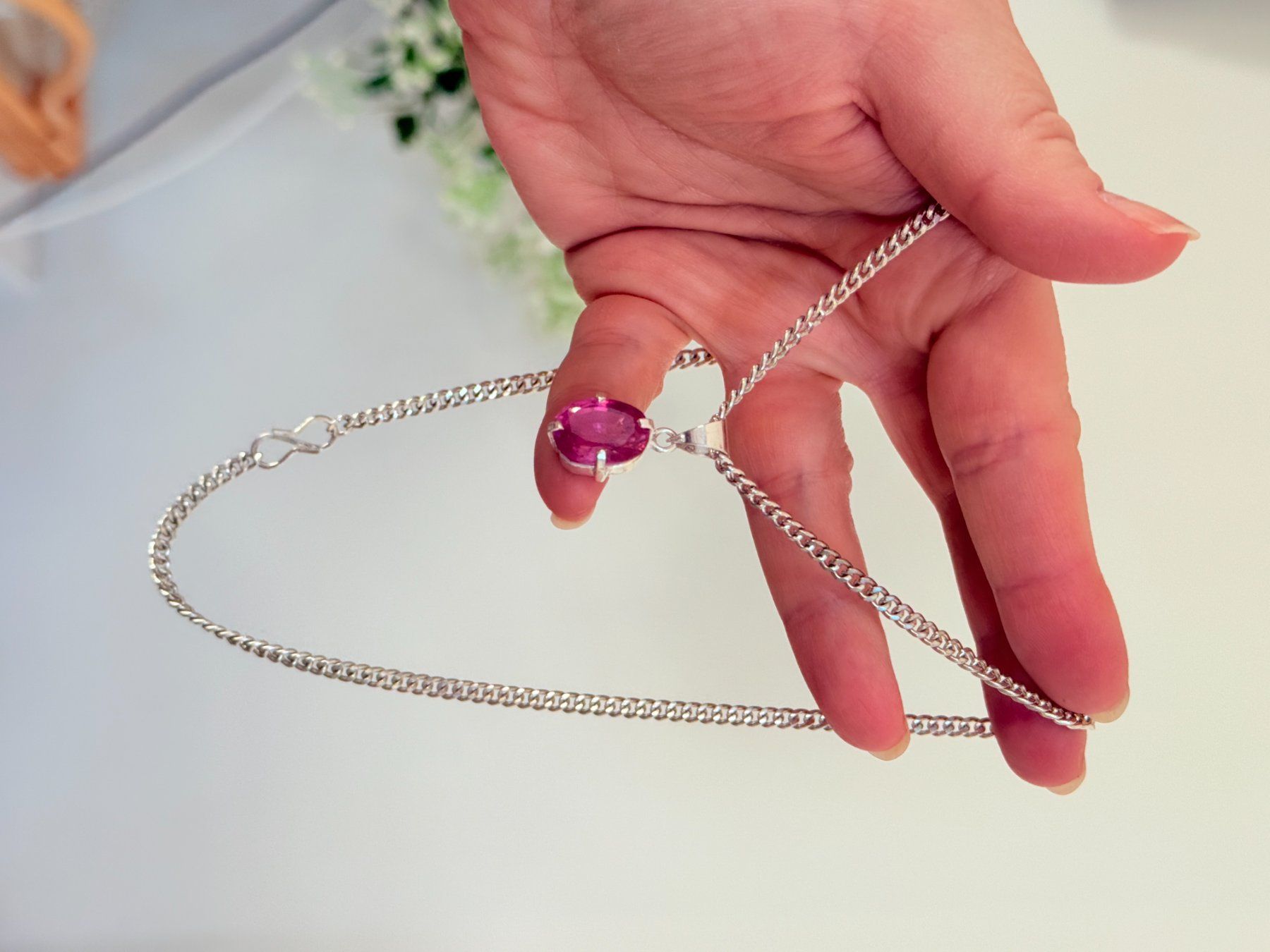 Catenine: 13,70CT Collier avec  CERTIFICATE- bijou romantique – Nuovo e nell'imballaggio originale da Genève venduto da AWWA 8