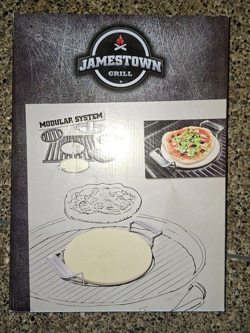Griglie: Pizzastein für Grill 28cm Durchmesser – Nuovo e nell'imballaggio originale da Herrenschwanden venduto da dvonburg 1