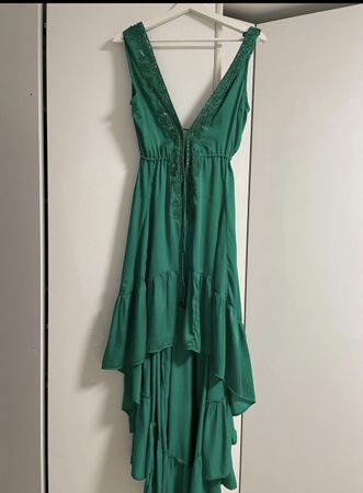 Sommerliches, grünes Midikleid von Parides, Grösse S/M