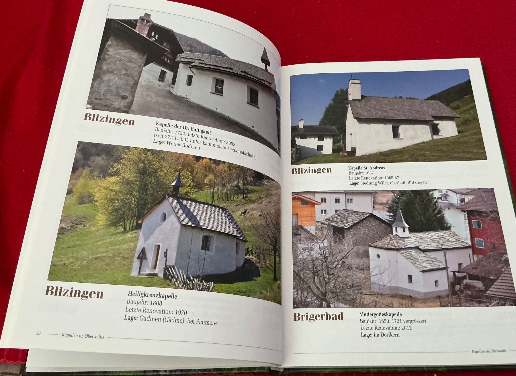 Bücher: Kapellen im Oberwallis von Norbert Lorenz, 2011 – Gebraucht aus Crans-Montana von plainemorte 3