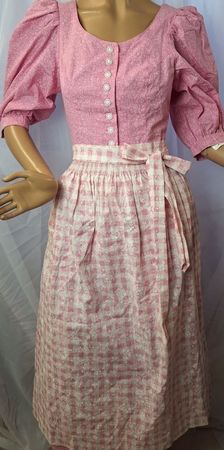 HASEGG Dirndl Trachtenkleid NEU Gr. 38 Rosa Baumwolle
