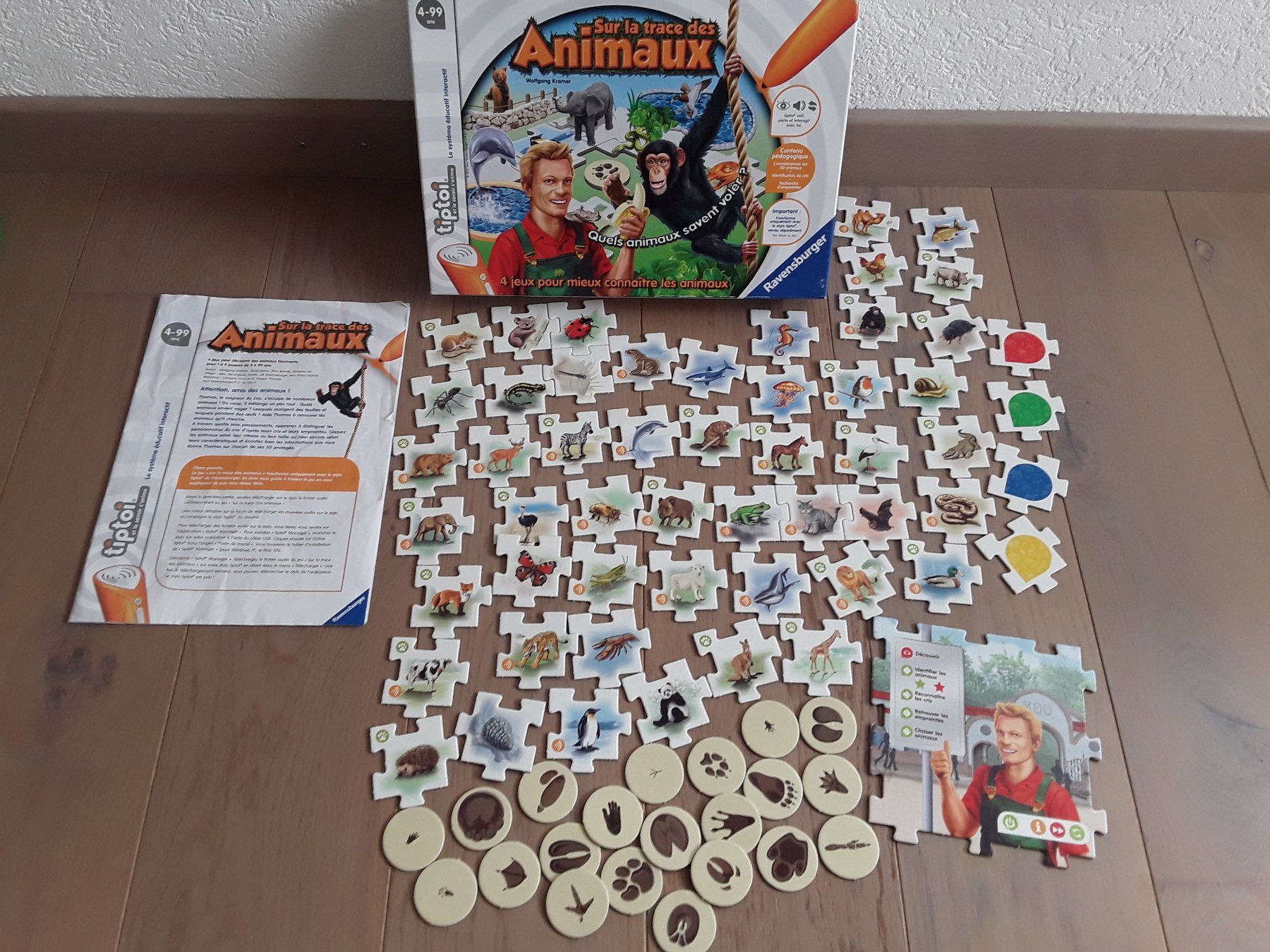 Tiptoi Giochi: Jeu Tiptoi Sur la trace des animaux – Usato da Vicques venduto da val7