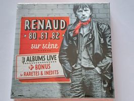 Coffret Renaud trois albums Live 80 81 82 ( Neuf et rare )