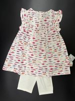 Mädchen-Sommerset aus Kleid und Leggings, Grösse 110 – neu