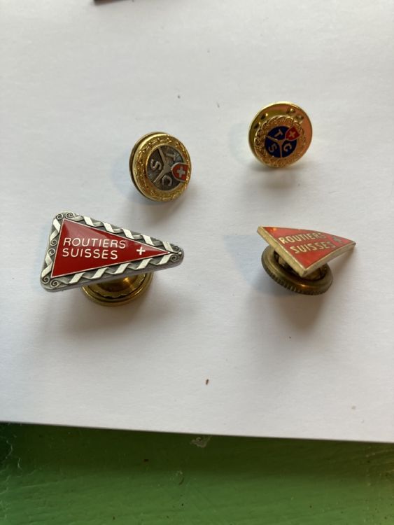4 Pin TCS und Routiers Suisse (Gebraucht) in Zürich für CHF 4 – mit ...