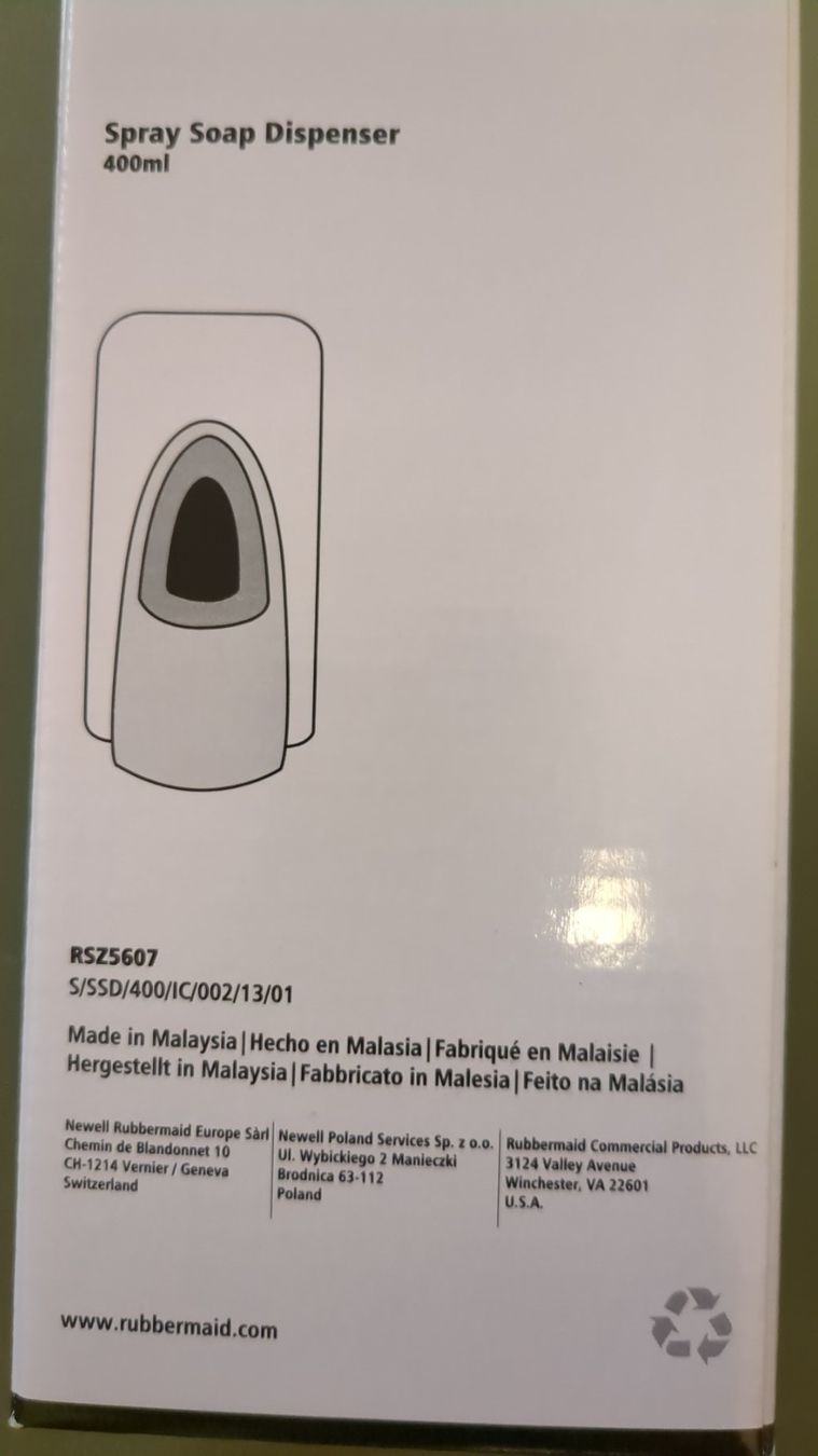 Seifenschalen: ISS Seifenspender - Spray Soap Dispenser - 400ml – Neu und originalverpackt aus Basel von haferkleie 2
