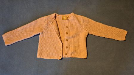 Kinder Strickjacke Manor rosa guter Zustand