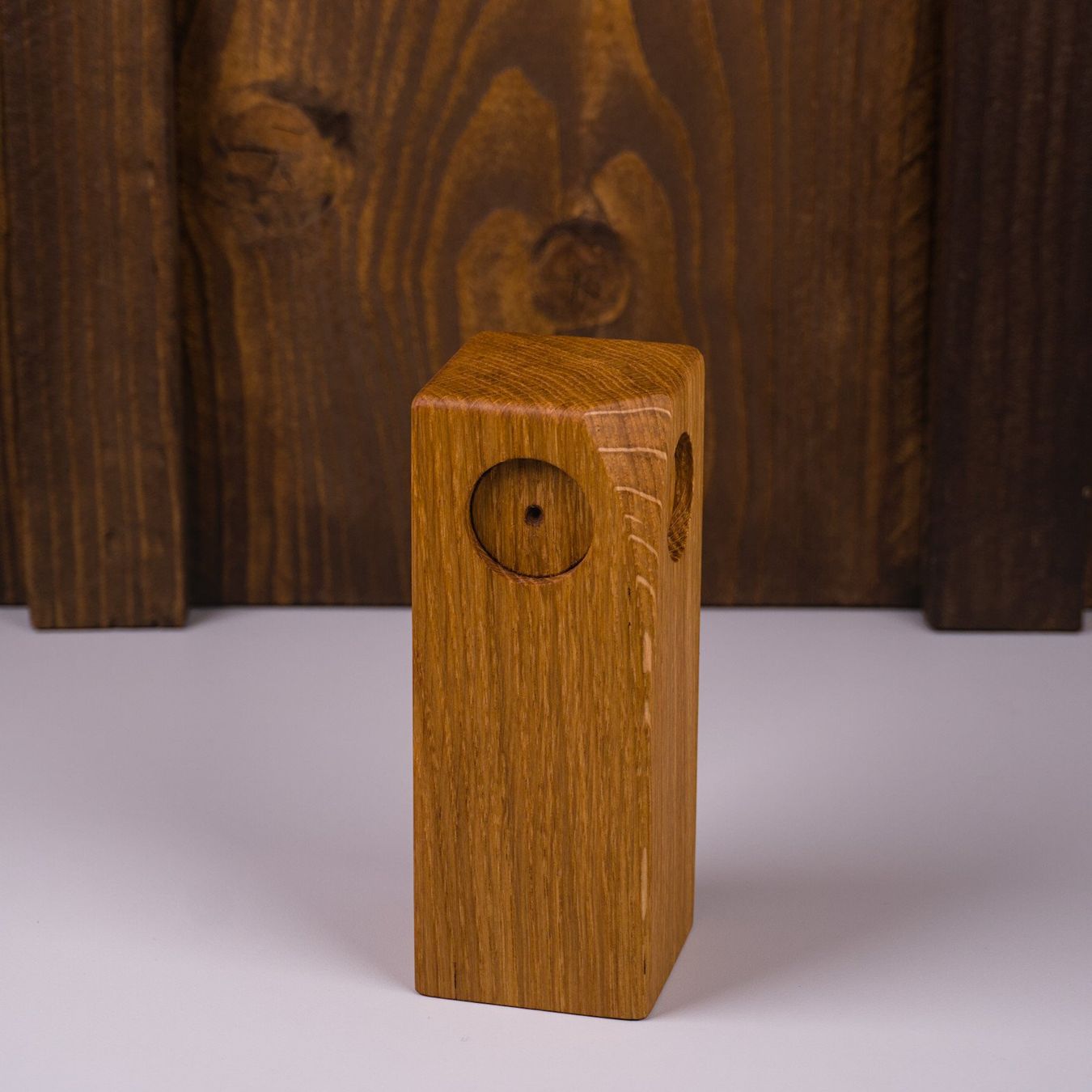 Toutes les décorations: Holzeule aus Eichenholz - Klassisch geölt – Neuf avec emballage d'origine à Hubersdorf par HolzPart 3