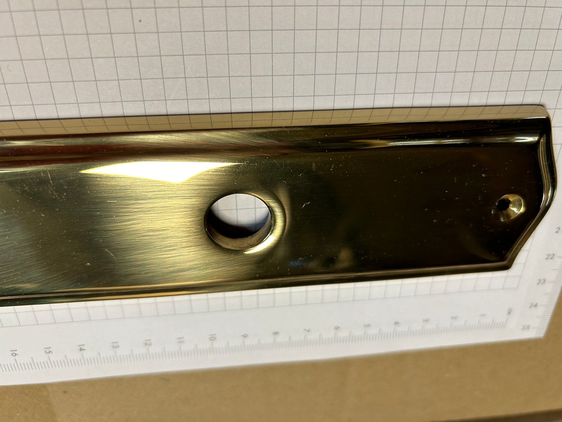 Insegne: Schild, Messing, 225 x 45 mm Breit, 1 Stk. – Nuovo (secondo la descrizione) da hägendorf venduto da hsh4614 2
