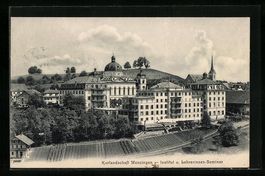Menzingen, Blick auf Institut und Lehrer
