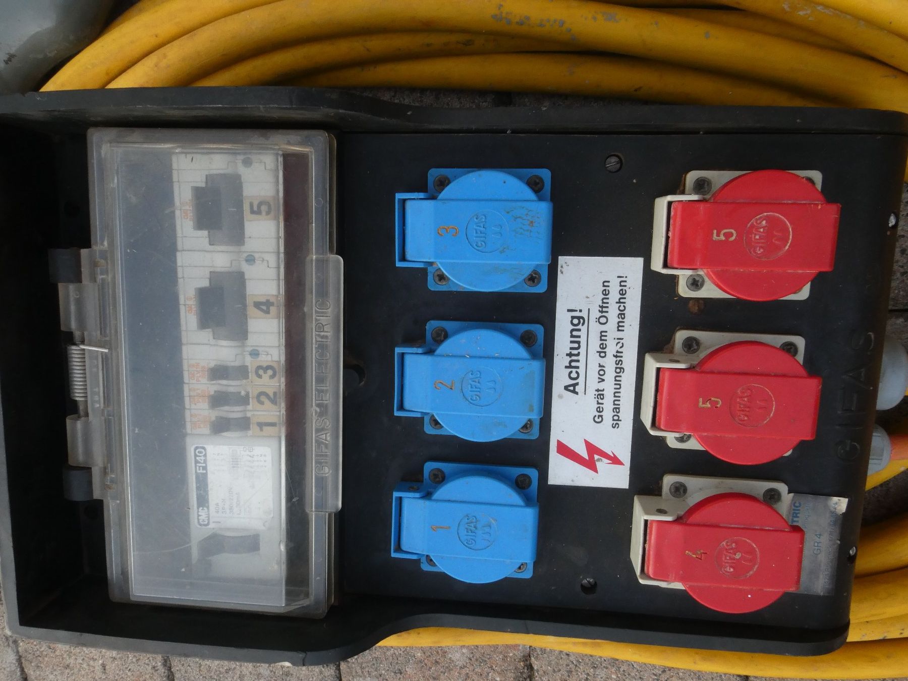 GIFAS Elettrotecnica: GIFAS Baustromverteiler – Usato da Fulenbach venduto da Hach0 2