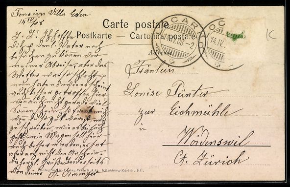 Cartoline postali: AK Locarno, Partie am Markt – Usato da Berlin venduto da bartko-reher 1