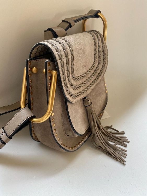 Leather Chloe Tasche Hudson Chloé Hudson Bag Wildleder (Gebraucht