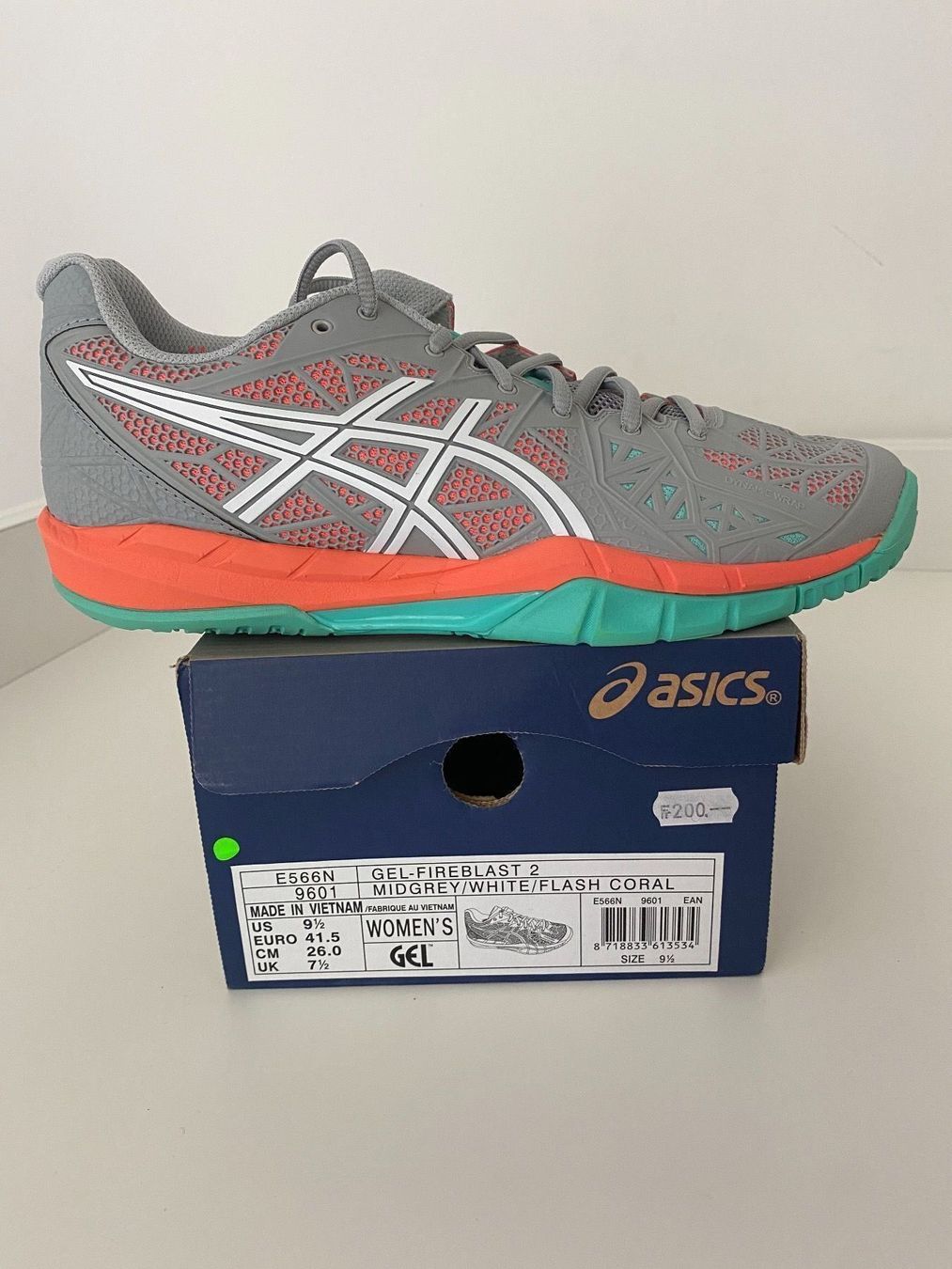 Asics Scarpe da donna: ASICS GEL FIREBLAST 2 Handballschuh 41.5 – Nuovo e nell'imballaggio originale da Luzern venduto da falena01 9