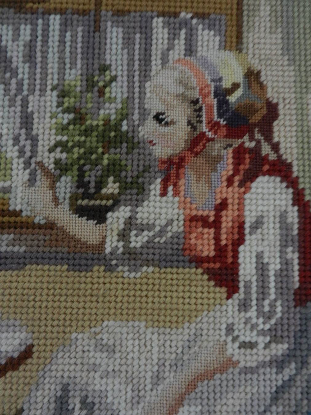 Foto & Immagini: Gobelin "Frau am Fenster" – Usato da Wolfwil venduto da Verbenia 1