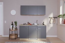 731 Singleküche Küchenzeile 150cm SG/G - Küche Einbauküche