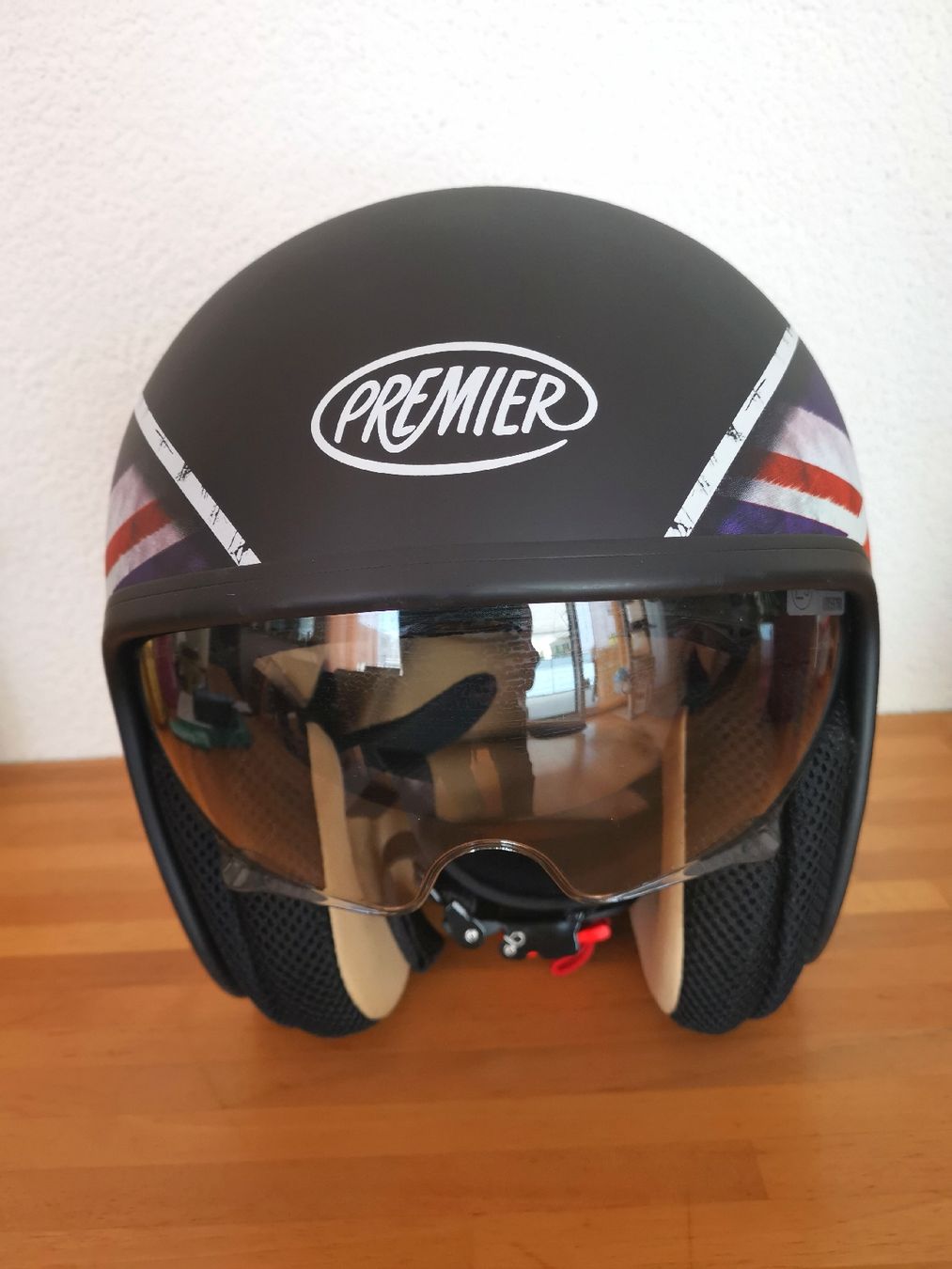 Caschi & visiere:  Premier Helm Vintage Flag UK – Usato da Luzern venduto da muelan01 1