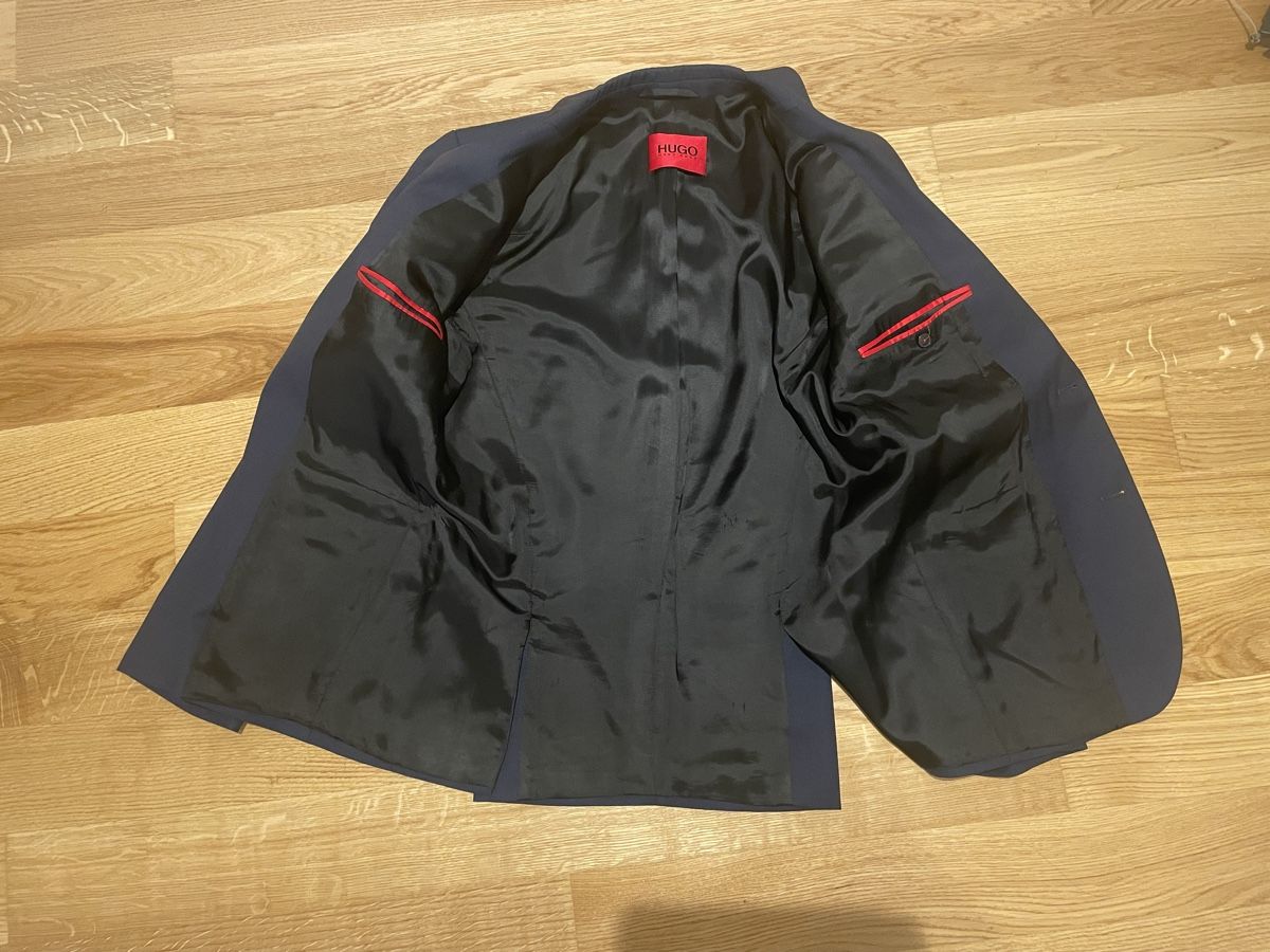 Hugo Boss Anzüge: Hugo Boss Blazer Herren DE48 Dunkelblau – Gebraucht aus uster von 2017c 3
