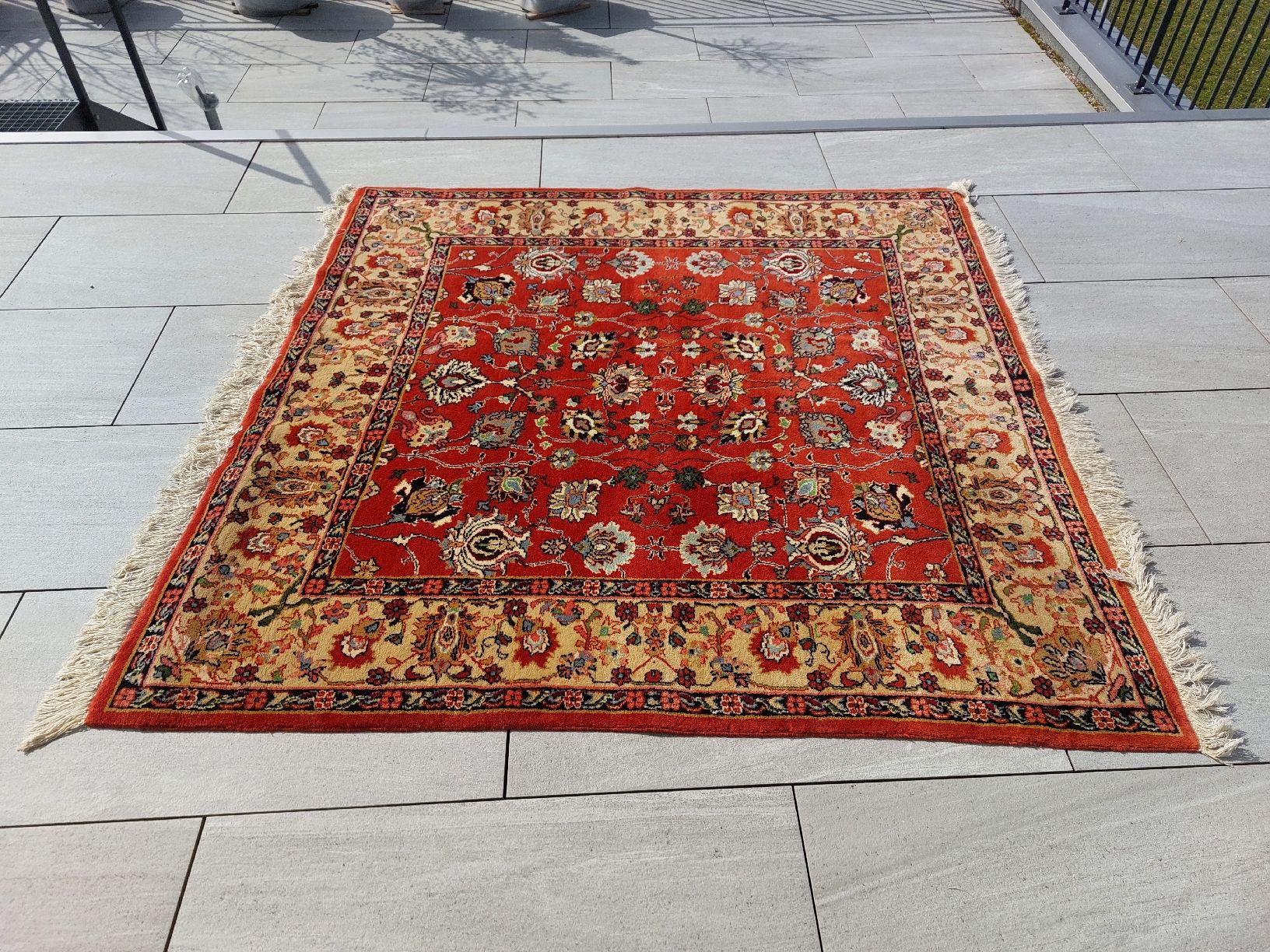 Tappeti: Perserteppich, Rot/Beige, Handgeknüpft, Gewaschen – Usato da Stein/AR venduto da OLd_S_CooL 1