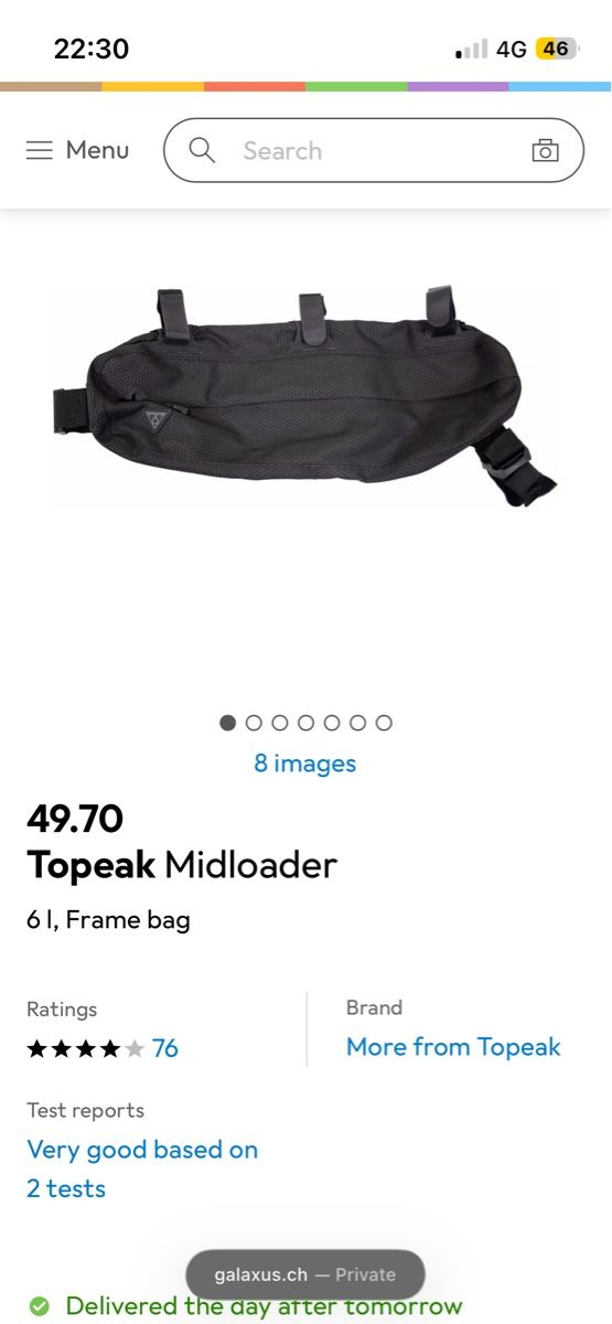 Topeak Taschen: Velotasche (midloader) – Neu (gemäss Beschreibung) aus Wermatswil von lor_bv6y 2