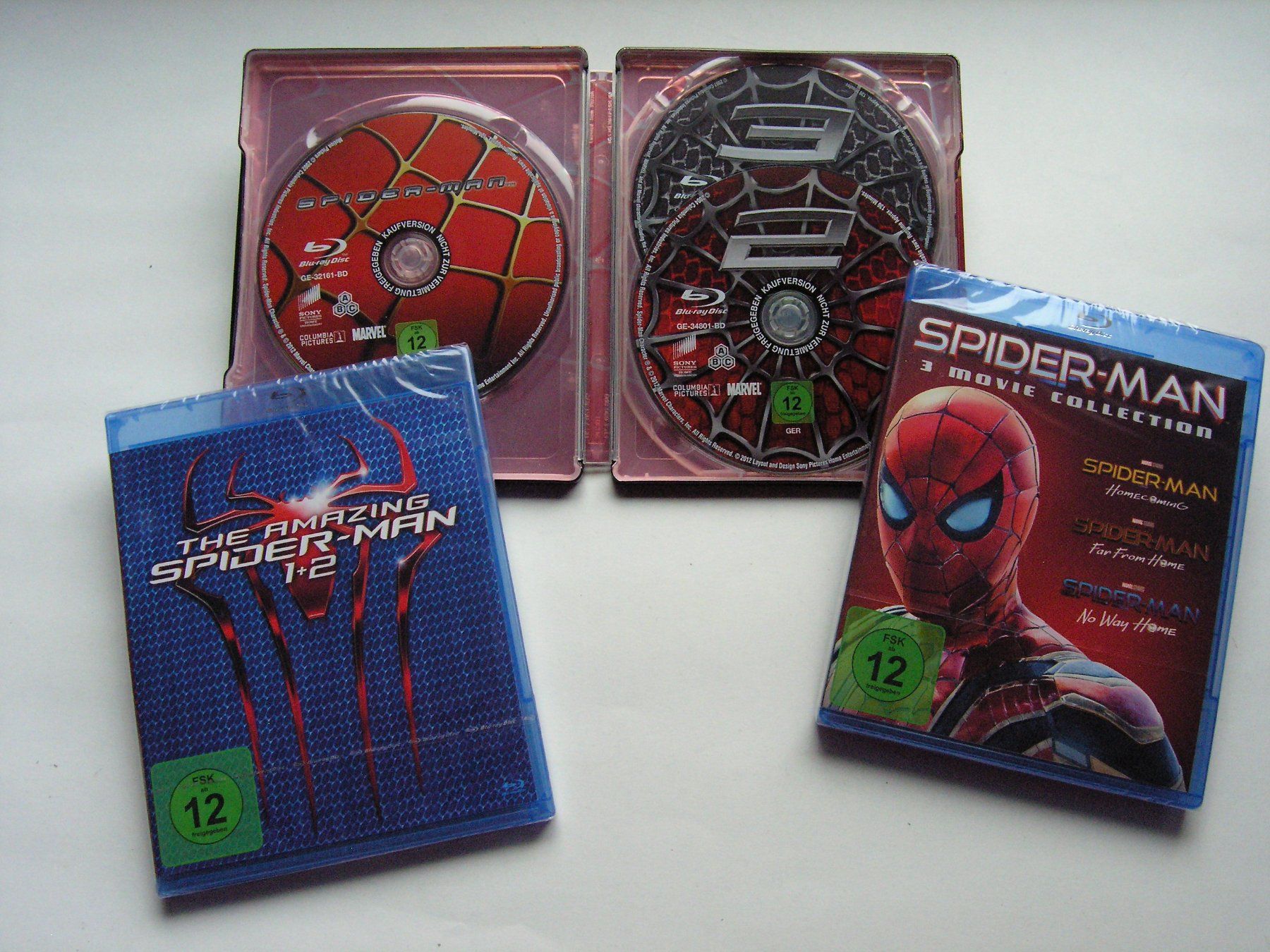 Tous les DVDs: SPIDER-MAN complete COLLECTION Bluray – Neuf (Voir description) à Zuzwil SG par vette13 2