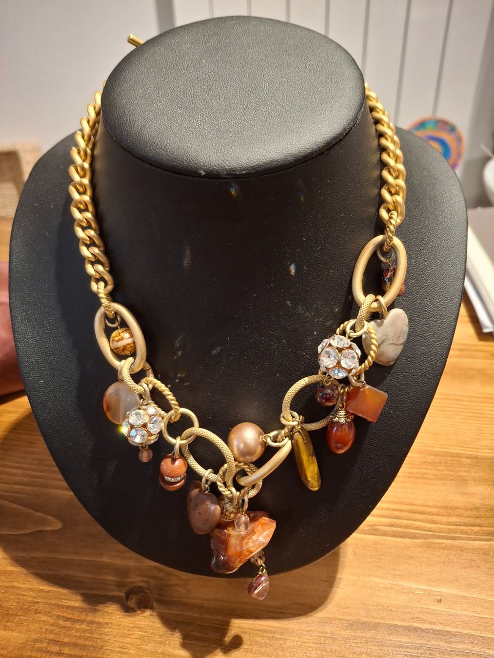 Catenine: Kette mit echten steinen – Nuovo (secondo la descrizione) da Oberhofen am Thunersee venduto da katka99