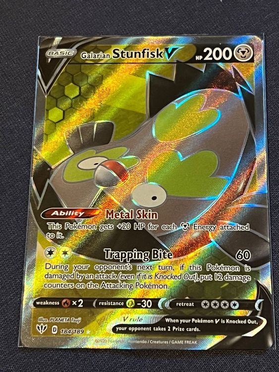 Galarian Stunfisk V 184/188 Pokemon Kaufen auf Ricardo