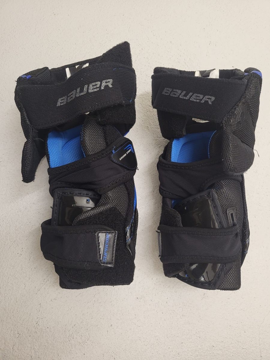 Bauer Protections: Bauer Supreme 95 Ellbogen Protektoren Arm Eishockey Gr L – D'occasion à Arnegg par Michirech 1