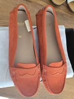 NEUE BALLY MOCCASINS, GR 40 ORANGE