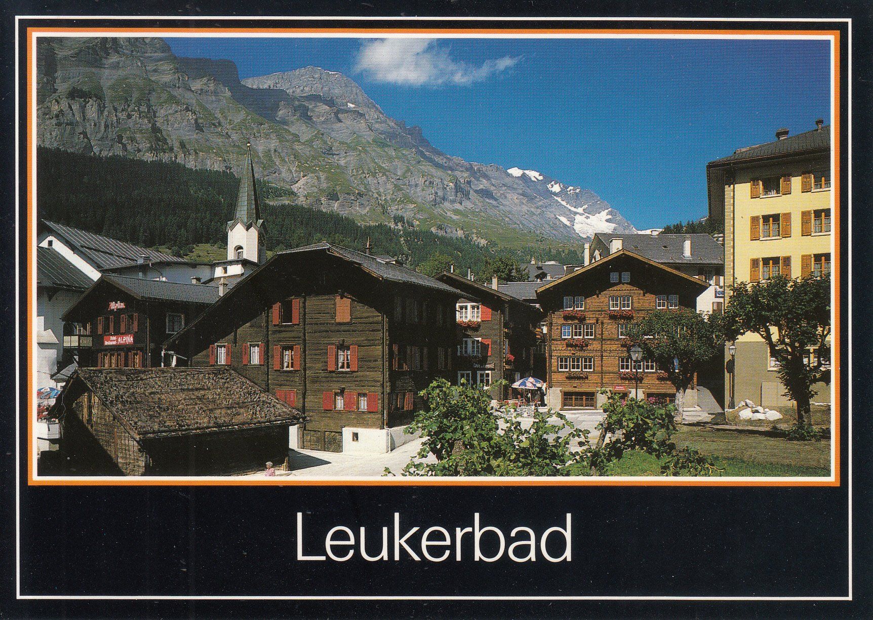 Ansichtskarten: Leukerbad 1994 – Gebraucht aus Bürglen TG von StampGraf
