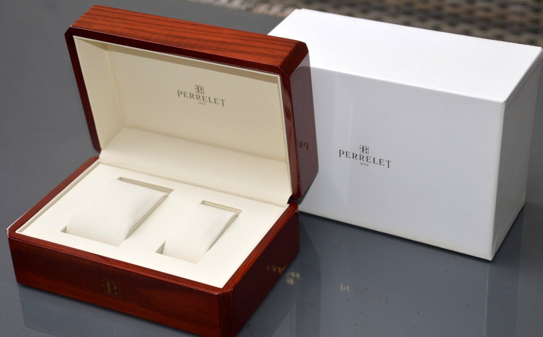 Scatole porta orologi: Uhrenbox  / boîte à montre PERRELET – Nuovo e nell'imballaggio originale da Collonges venduto da Allegree 3