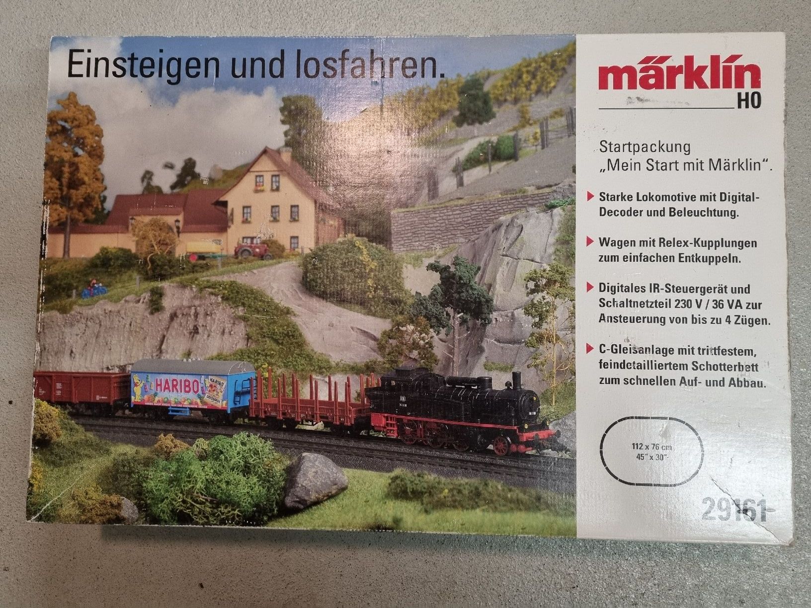 Märklin Modellini di ferrovie: Märklin H0 Startpackung "Mein Start mit Märklin" – Usato da Schöftland venduto da mokele2