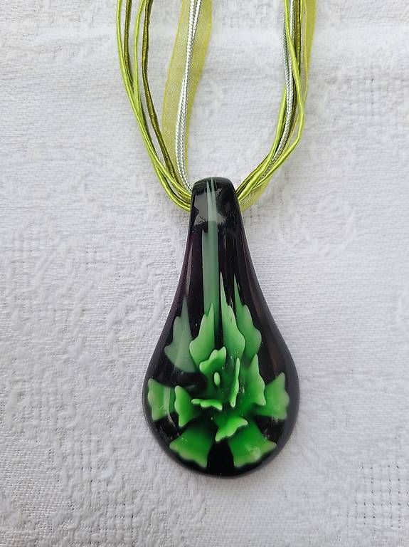 Murano Catenine: Halskette mit Muranoglasanhänger NEU – Nuovo e nell'imballaggio originale da Schmerikon venduto da 7855 1