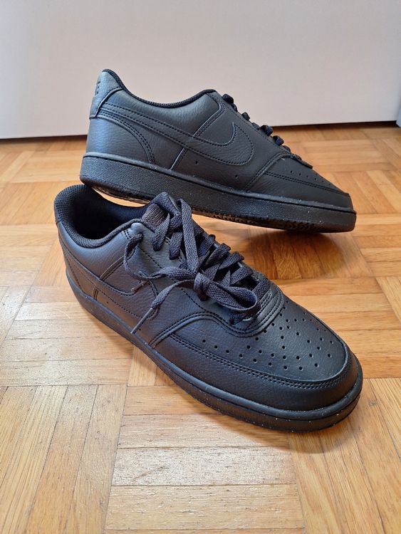 nike court vision low black