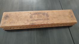 Alte Zigarrenform, Holz, Rarität, Heinrich Conrad Hanau 1877
