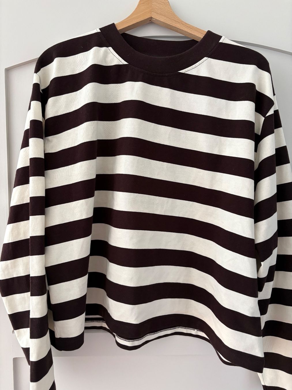 Massimo Dutti Top: Massimo Dutti braun weiss gestreiftes top – Nuovo (secondo la descrizione) da Gockhausen venduto da EliP07