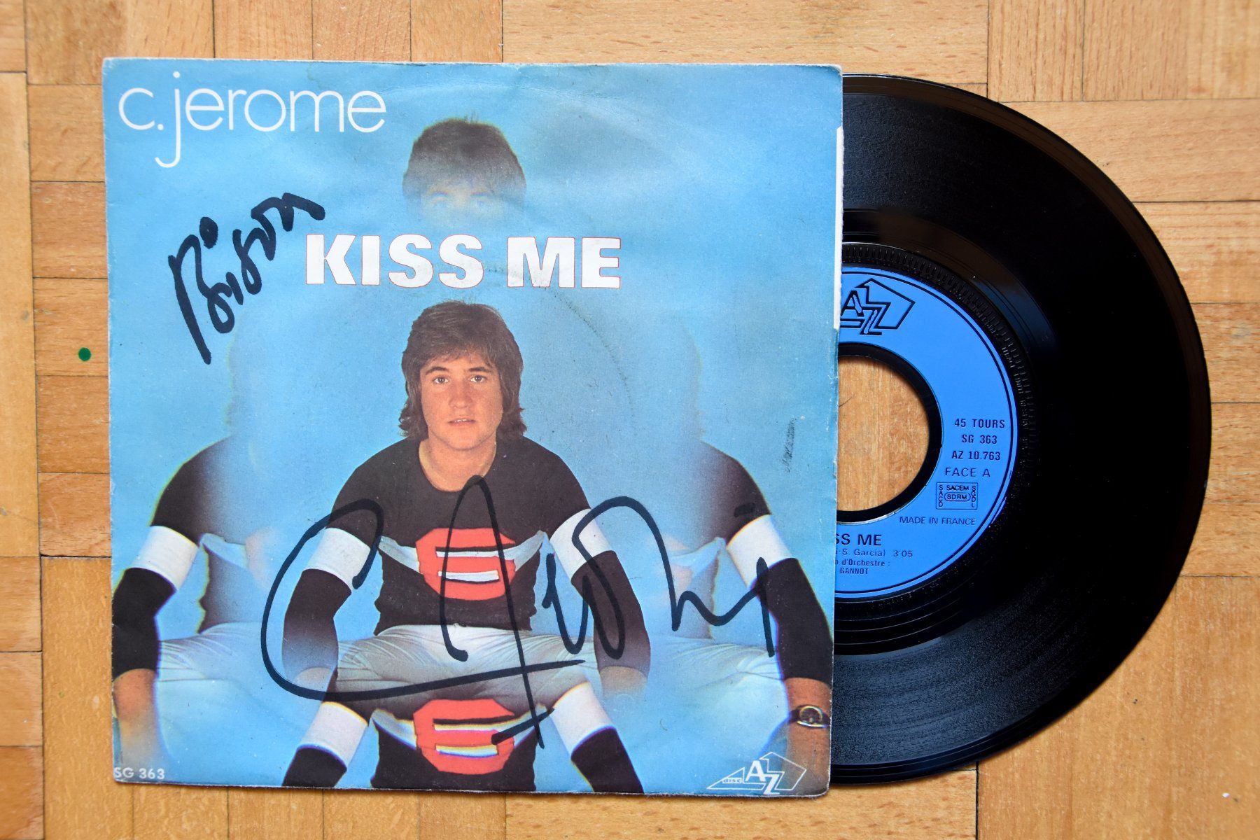 Autogramme: C. Jérôme - Lot Disques dédicacés – Gebraucht aus Belmont-sur-Yverdon von ag97 2