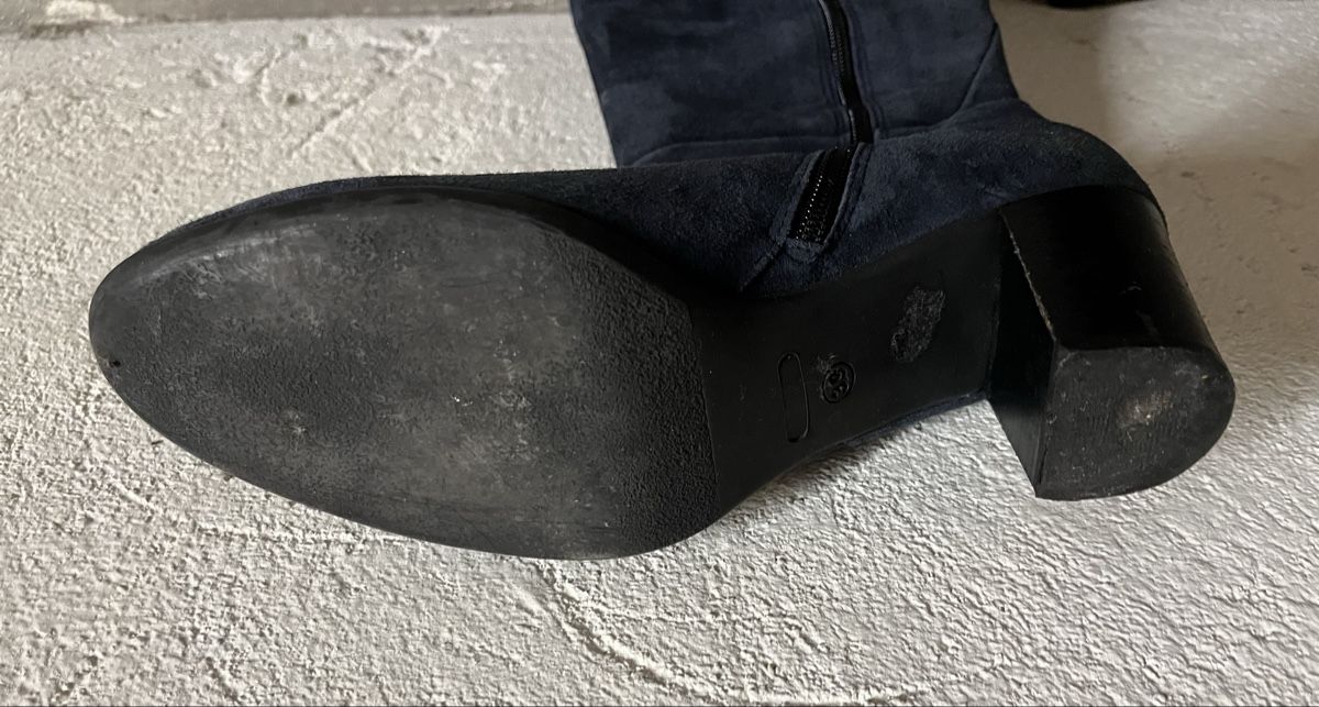 Scarpe da donna: Bottes en daim (bleu) – Usato da St-Prex venduto da SoLu21 4