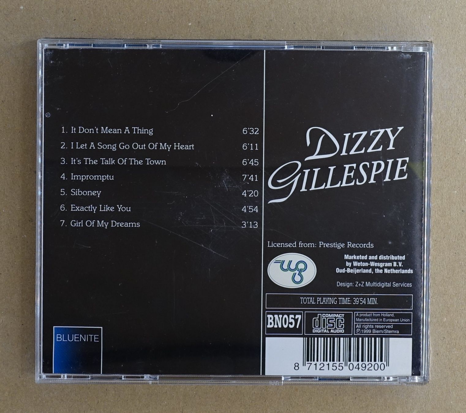 CD: Dizzy Gillespie - T3 – Usato da Sessa venduto da discoverymedia 1