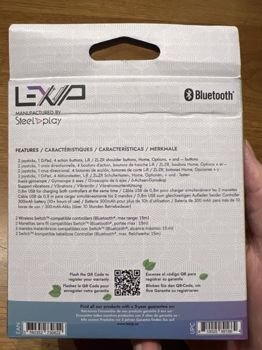 Nintendo Console: Lexip Twinpads Wireless Controller für Switch - Neu! – Nuovo (secondo la descrizione) da Gettnau venduto da dam_qy5c 1