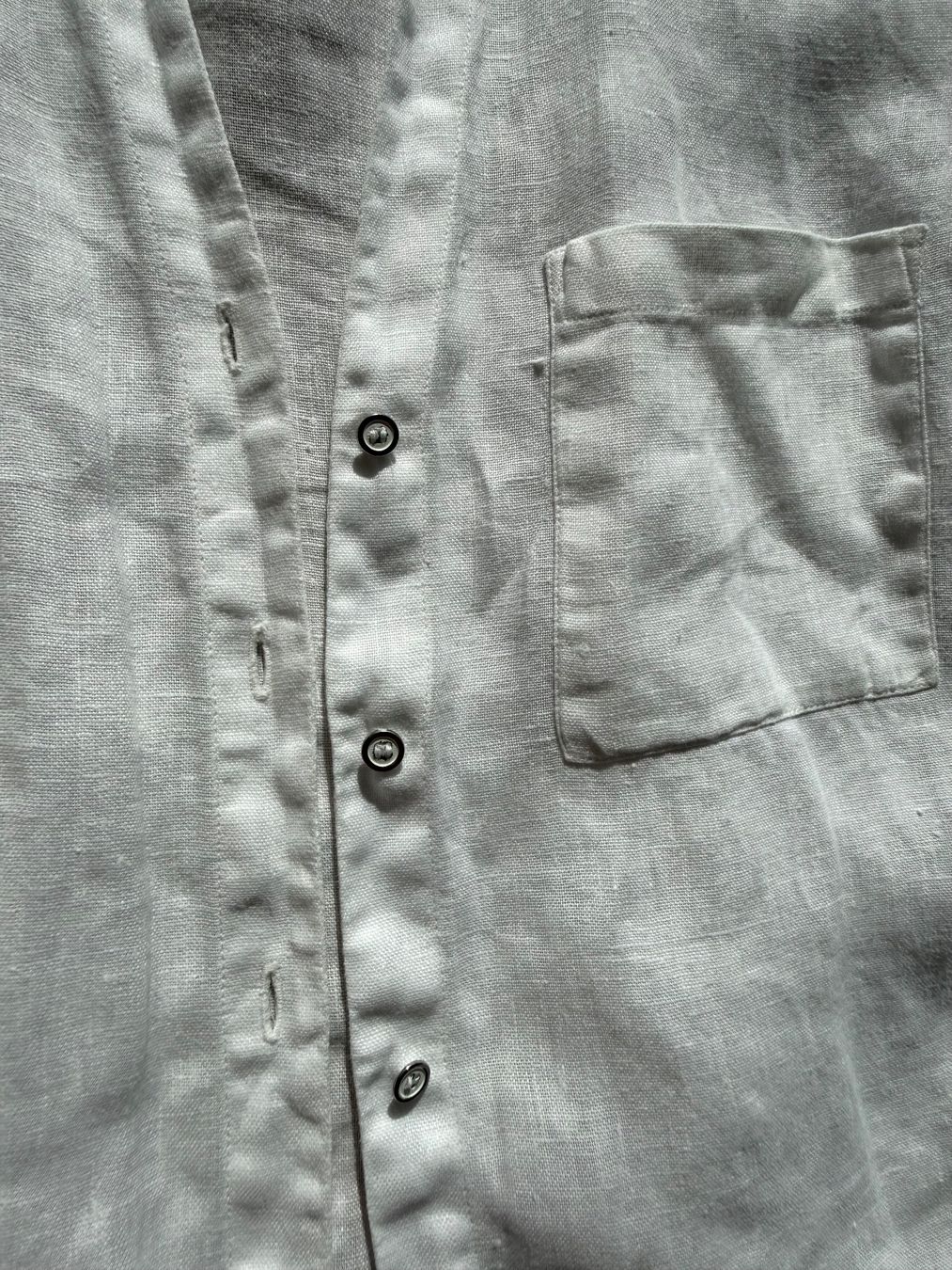Zara Camicette: Bluse Leinen Gr. S Zara weiss – Usato da Stansstad venduto da InStyle8 7