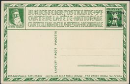 1917 - Pro Patria - Bundesfeierkarte - Entwertet