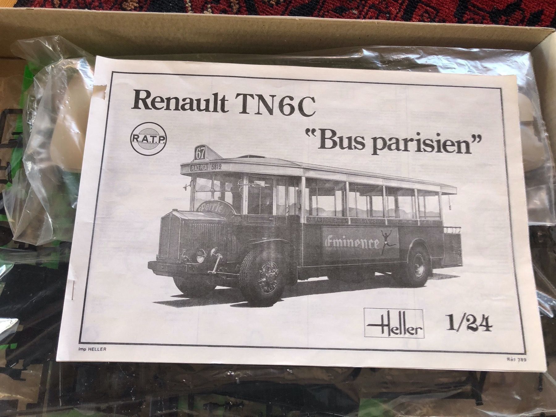 Renault Modellautos: Moquette a monter Heller Bus RenaultTN6C – Neu (gemäss Beschreibung) aus thonex von begochiqui 4